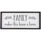 Northlight Family Makes This House a Home Framed Wall Art - 23.75"